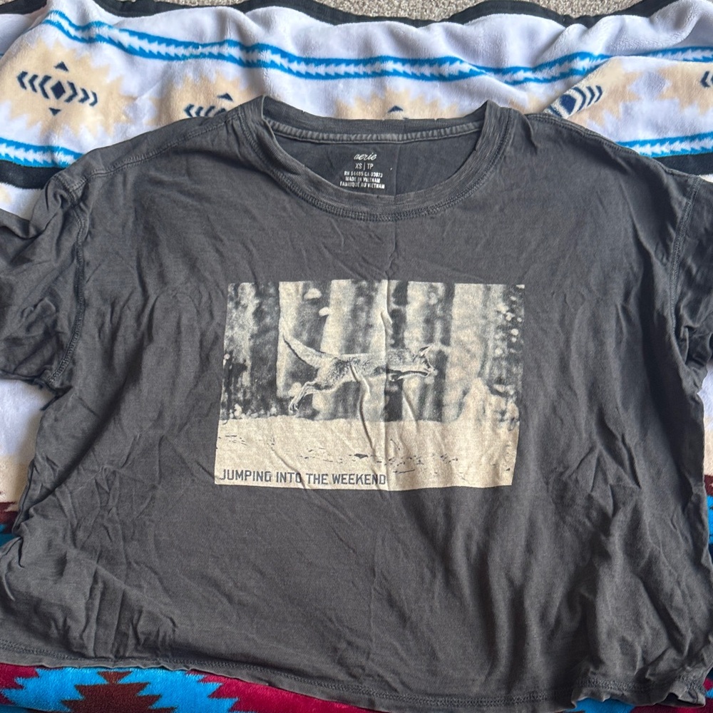 Gray Graphic T-Shirt